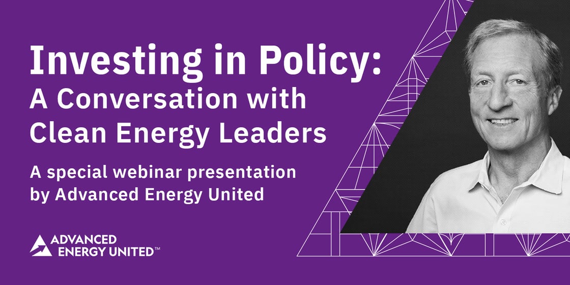 Webinar Investing in Policy A Conversation with Clean Energy Leaders 1